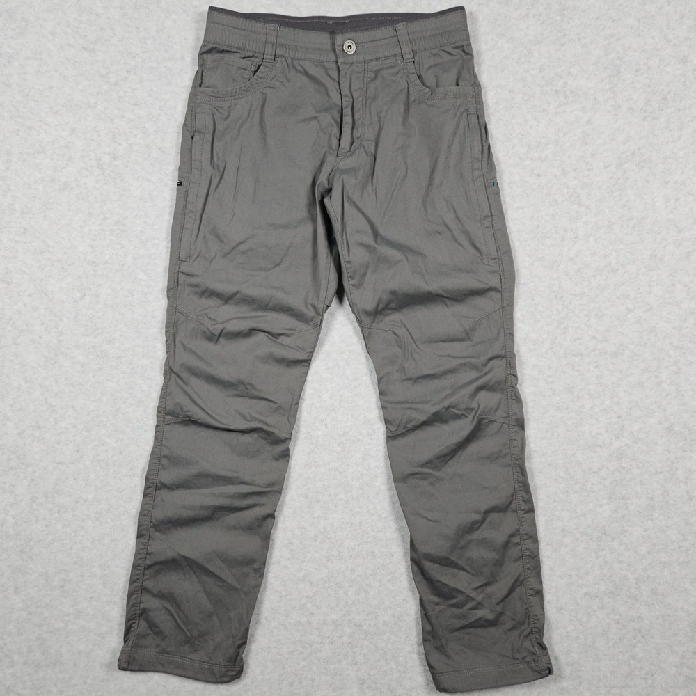 KUHL Men's 30x32 Grey Resistor Chino Pants Hiking Outdoor Climbing Stretch 5199